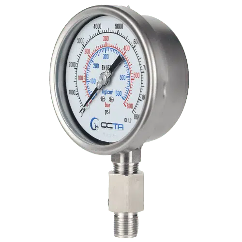 diaphragm seal ds-flush-for pressure gauge