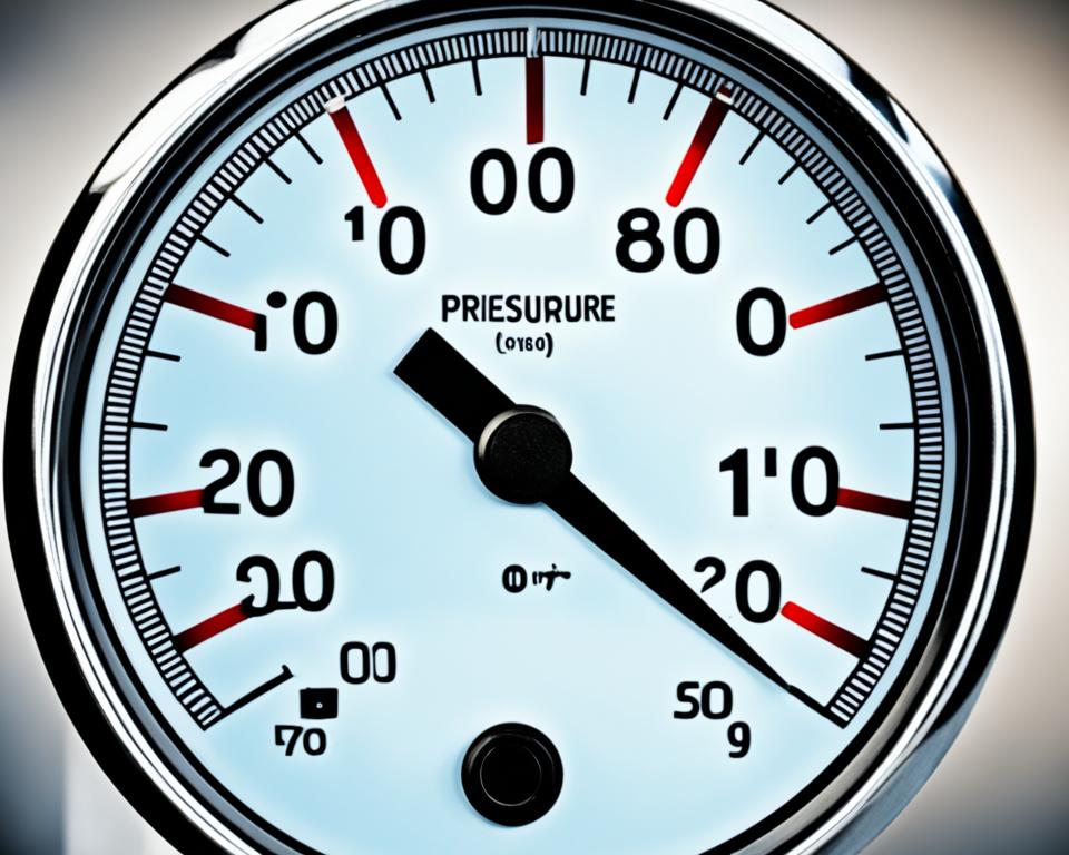 สัญลักษณ์ pressure gauge